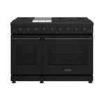 Thor Kitchen 48 Inch L-Series Professional Gas Range in Black