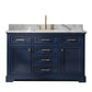Design Element Milano 54" Single Sink Vanity - Blue ML-54-BLU