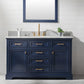 Design Element Milano 54" Single Sink Vanity - Blue ML-54-BLU
