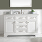 Design Element Milano 54" Single Sink Vanity - White ML-54-WT