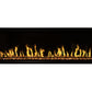 Modern Flames Allwood Fireplace Media Wall in Coastal Sand | 60'' Orion Slim Heliovision Electric Fireplace