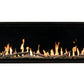 Modern Flames Allwood Fireplace Media Wall in Driftwood Gray | 60'' Orion Slim Heliovision Electric Fireplace