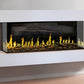 Modern Flames Orion Multi 64'' Electric Fireplace Wall Mount Studio Suite | White Ready to Paint