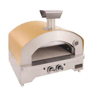 Kucht Napoli Countertop & Gas Powered Outdoor Oven in Yellow NAPOLI-Y