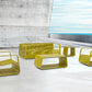 Whiteline Modern Living Ocean Indoor/Outdoor Coffee Table in Olive Green - CT1925
