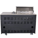 FORNO Rimini Outdoor Kitchen 30-Inch BBQ 62,000 BTU, 4.8 cu.ft. Beverage Center, Stainless Steel Sink, White Countertops FODKT2575WHT