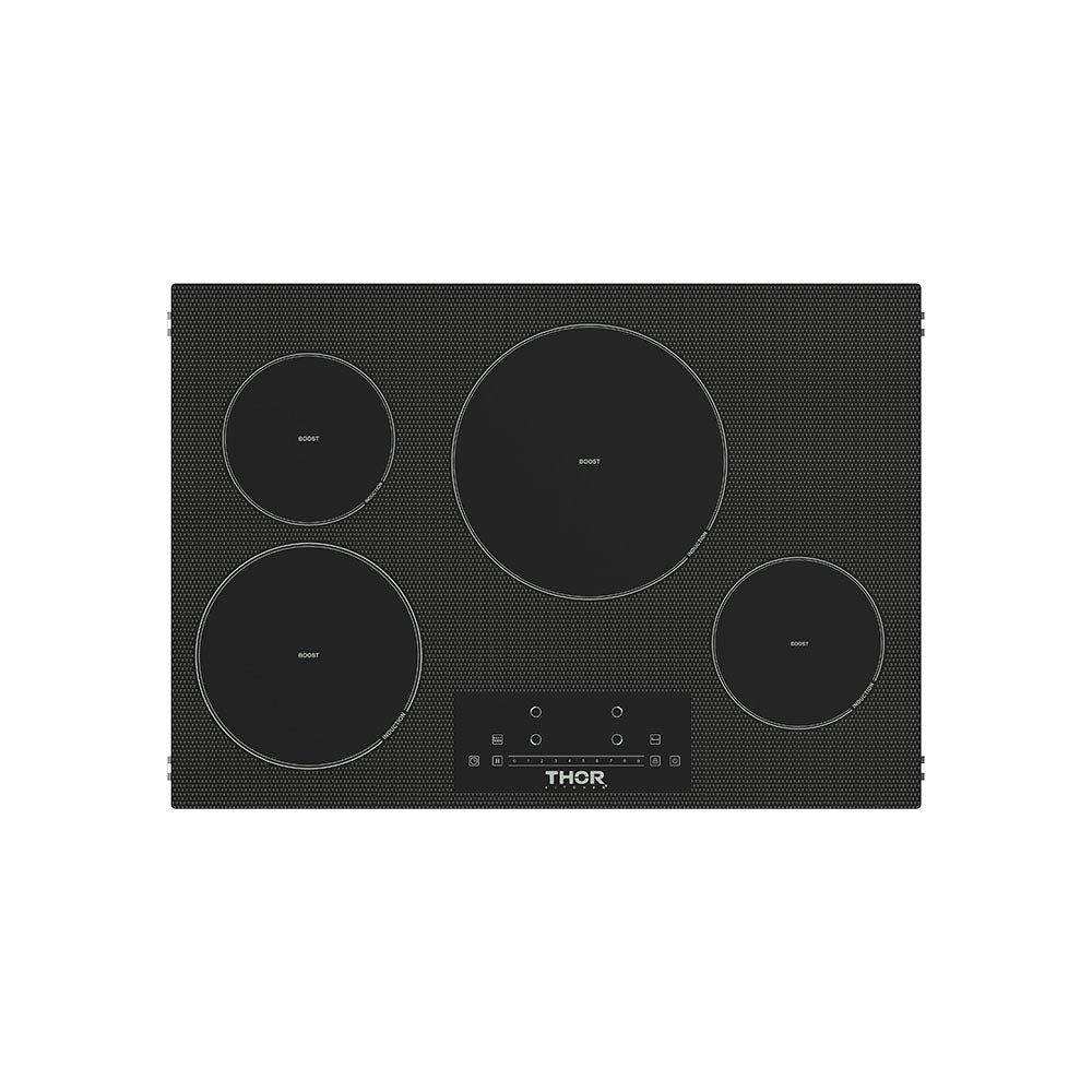 Thor Kitchen 30 in. 4 Burner Element Induction Cooktop in Black with Touch Controls