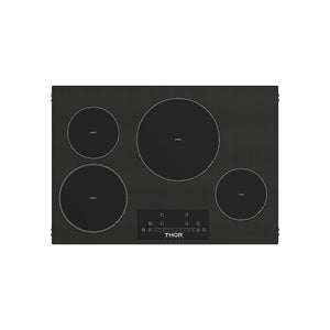 Thor Kitchen 30 in. 4 Burner Element Induction Cooktop in Black with Touch Controls