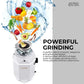 FORNO Acqua BrightDiamond 3/4HP Super Quiet Garbage Disposal Corded with Motion Sensor Cabinet Light & Pre-Wired Air Switch