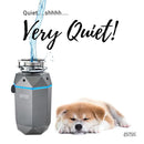 FORNO Acqua BrightDiamond 3/4HP Super Quiet Garbage Disposal Corded with Motion Sensor Cabinet Light & Pre-Wired Air Switch