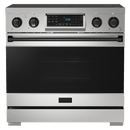 Gordon Ramsay by THOR Kitchen 36" 6.0 cu. ft. Professional Electric Range with Tilt Panel Touch Control, Self-Clean and Air Fry in Stainless Steel, RSE36