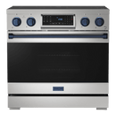 Gordon Ramsay by THOR Kitchen 36" 6.0 cu. ft. Professional Electric Range with Tilt Panel Touch Control, Self-Clean and Air Fry in Stainless Steel, RSE36