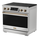 Gordon Ramsay by THOR Kitchen 36" 6.0 cu. ft. Professional Electric Range with Tilt Panel Touch Control, Self-Clean and Air Fry in Stainless Steel, RSE36