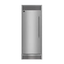 FORNO Maderno 28-Inch Built-In 13.6 Cu.Ft. Convertible Refrigerator in Stainless Steel, Left Swing with Decorative Grill FFFFD1722-32LSG