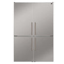 Forno Custodia 48 in Built-In Refrigerator Combo 20.6 cu ft Stainless - FFFFD1766-48S