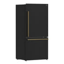 Forno Espresso Package - 30" Electric Range, Range Hood, and Refrigerator in Stainless, White, or Black