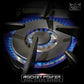 Kucht 48-Inch Pro-Style Dual Fuel Range in Stainless Steel with Green Oven Door KDF482-G