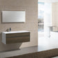 KubeBath Fitto 48 in. Havana Oak Wall Mount Modern Bathroom Vanity - Single Sink, S1200SCO