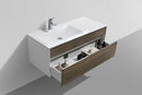 KubeBath Fitto 48 in. Havana Oak Wall Mount Modern Bathroom Vanity - Single Sink, S1200SCO