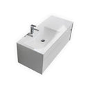 KubeBath Fitto 48 in. Gloss White  Wall Mount Modern Bathroom Vanity - Single Sink, S1200SGW