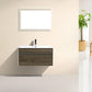 KubeBath Fitto 36 in. Havana Oak Wall Mount Modern Bathroom Vanity, S900CO