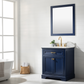 Design Element Milano 30" Single Sink Vanity - Blue ML-30-BLU