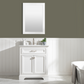 Design Element Milano 30" Single Sink Vanity - White ML-30-WT