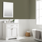 Design Element Milano 30" Single Sink Vanity - White ML-30-WT