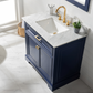 Design Element Milano 36" Single Sink Vanity - Blue ML-36-BLU