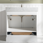 Design Element Milano 36" Single Sink Vanity - White ML-36-WT