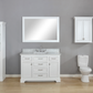 Design Element Milano 48" Single Sink Vanity - White ML-48-WT