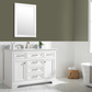 Design Element Milano 48" Single Sink Vanity - White ML-48-WT
