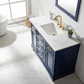 Design Element Milano 48" Single Sink Vanity - Blue ML-48-BLU