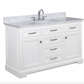 Design Element Milano 54" Single Sink Vanity - White ML-54-WT
