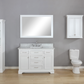Design Element Milano 54" Single Sink Vanity - White ML-54-WT