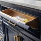 Design Element Milano 72" Double Sink Vanity - Blue ML-72-BLU