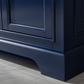 Design Element Milano 72" Double Sink Vanity - Blue ML-72-BLU