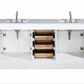 Design Element Milano 72" Double Sink Vanity - White ML-72-WT