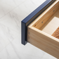 Design Element Milano 84" Double Sink Vanity - Blue ML-84-BLU