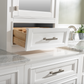 Design Element Milano 96" Double Sink Modular Vanity Set - White ML-96MC-WT