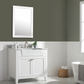 Design Element Burbank 36" Single Vanity - White BK-36-WT