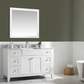 Design Element Burbank 54" Single Vanity - White BK-54-WT