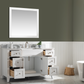 Design Element Burbank 54" Single Vanity - White BK-54-WT