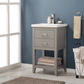 Design Element Cara 20" Single Sink Vanity - Gray S02-20-GY