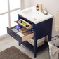Design Element Cara 24" Single Sink Vanity - Blue S02-24-BLU