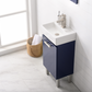 Design Element Stella 16.5" Single Sink - Blue S03-17-BLU