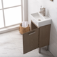 Design Element Stella 16.5" Single Sink Vanity - Oak S03-17-OAK