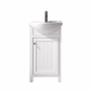 Design Element Marian 20" Single Sink Vanity - White S05-20-WT