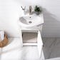 Design Element Marian 20" Single Sink Vanity - White S05-20-WT