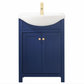 Design Element Marian 24" Single Sink Vanity - Blue S05-24-BLU